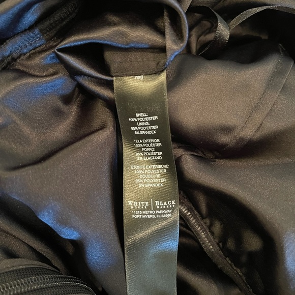 WHBM Pleated Black Maxi Dress Sz 4 NWT - Picture 7 of 9